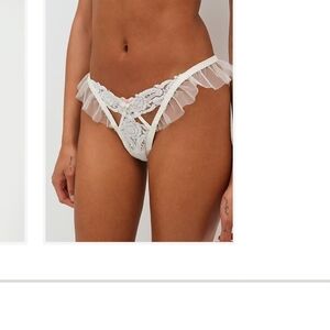 🤍 FOR LOVE AND LEMONS Isabella lace Thong